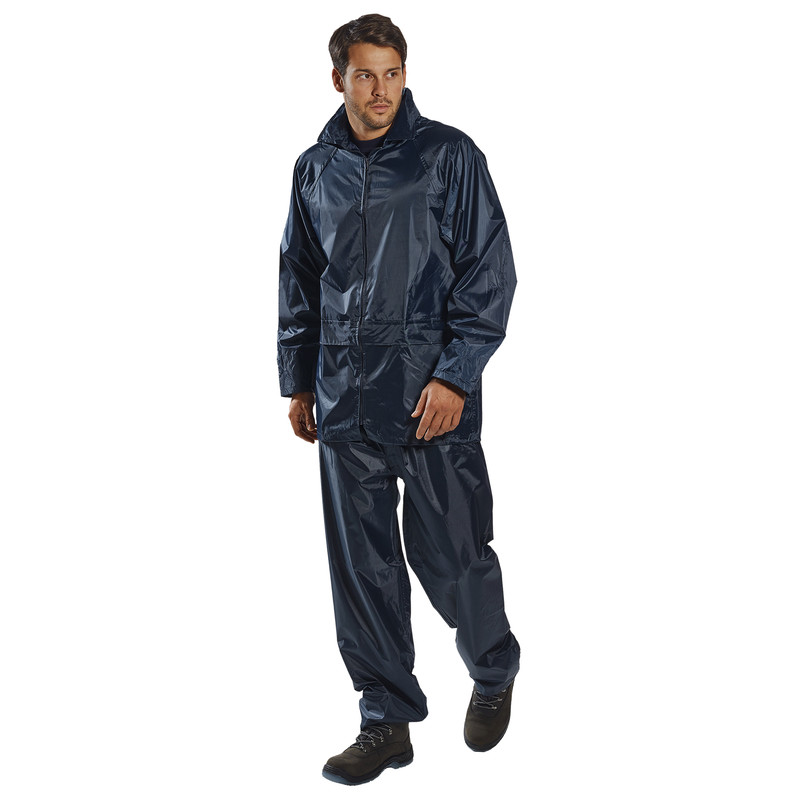 Portwest nylon regenjack M marineblauw