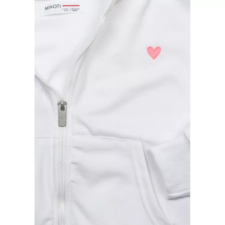 MINOTI Sweatjacke Weiß