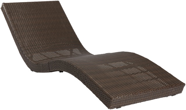MERXX Gartenliege »Piacenza« Polyrattan, braun, inkl. Wendeauflage