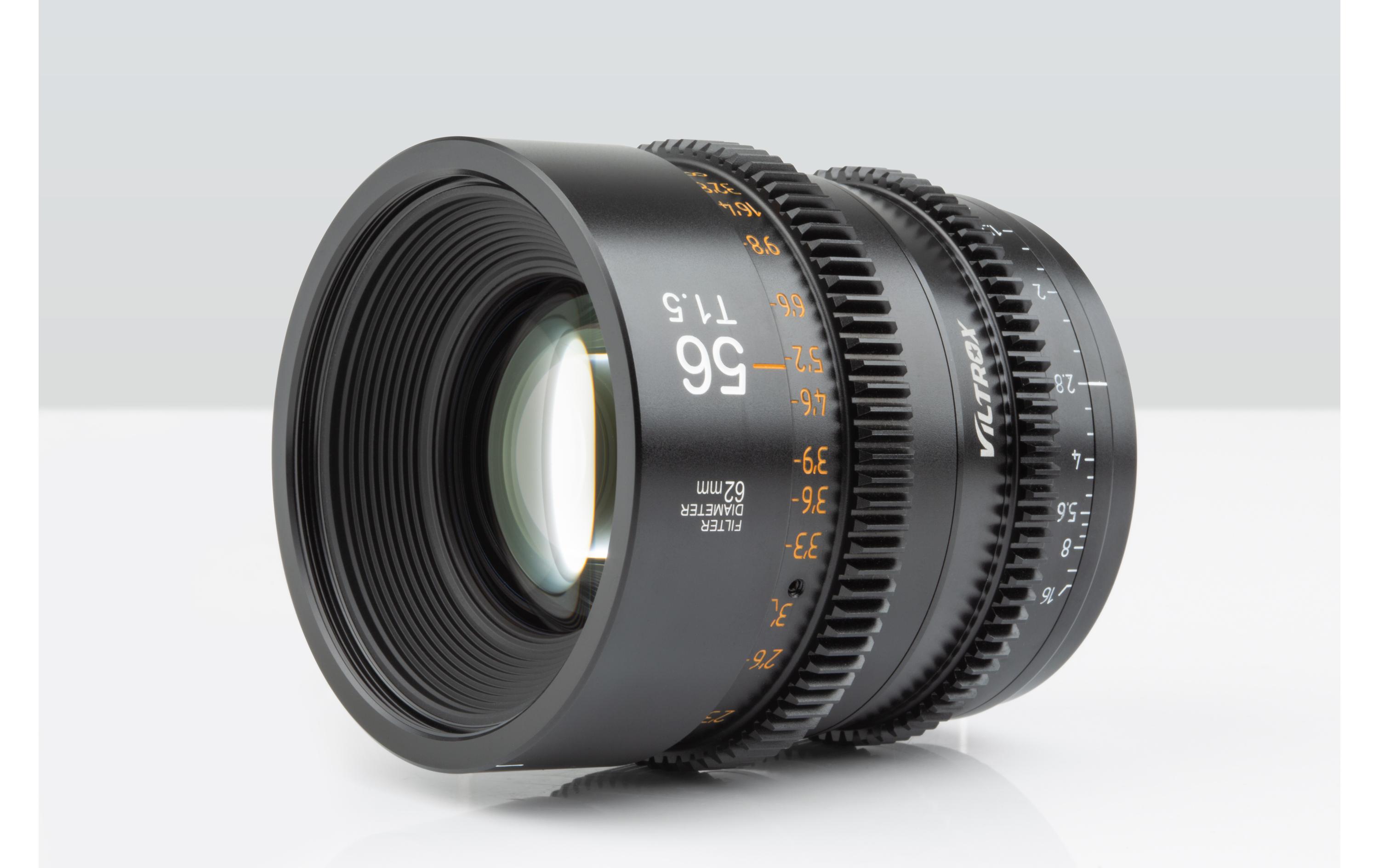 Festbrennweite S 56mm T1.5 – Sony E-Mount<br>56 mm E-Mount Professionelles Cine-Objektiv mit manuellem Fokus Kompakte, solide Objektivkonstruktion für die Filmproduktion