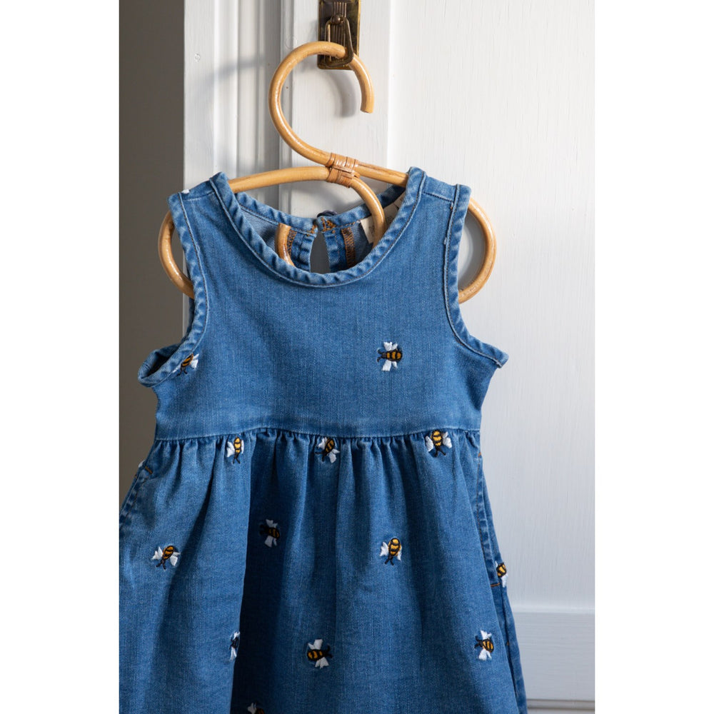Køb Petit Piao Light Blue Denim Emb Ppjubii S_L Denim Kjole