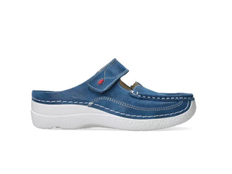 Wolky 06227 Roll Slipper blauw