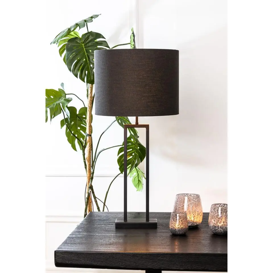 Lampvoet Shiva - Zwart - 20x10x55cm