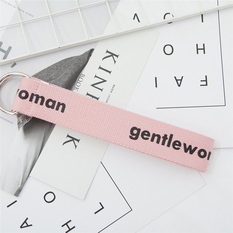 Rofuka - Nylon riem met dubbele D-ring en belettering