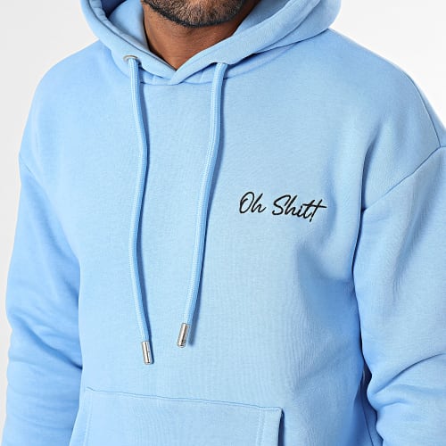 Sweat Capuche Bleu Ciel
