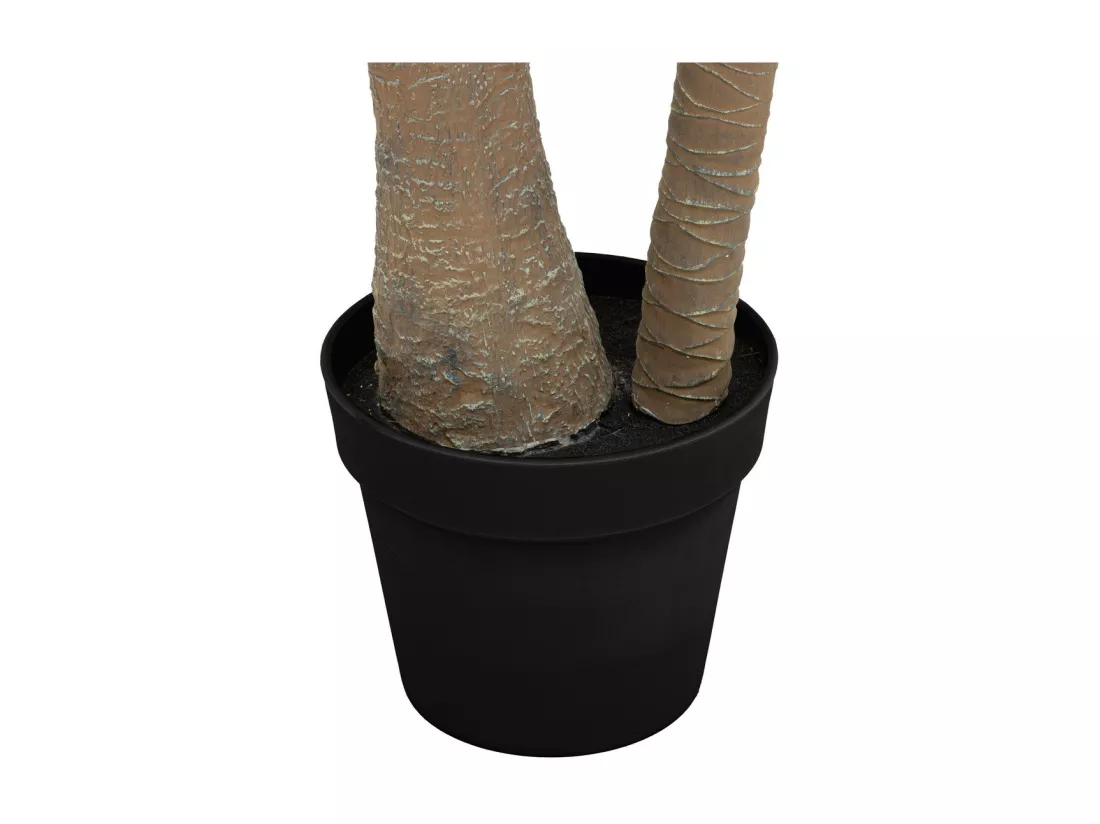 Plante artificielle Palmier 2 troncs H 180 cm