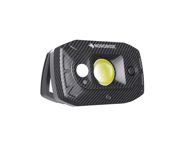 Nordride LED Flutlichtstrahler Guard 15W, 1300 Lumen, IP67 Wiederaufladbarer und kompakter Flutlichtstrahler mit Bewegungsmelder und Alarm-Funktionen