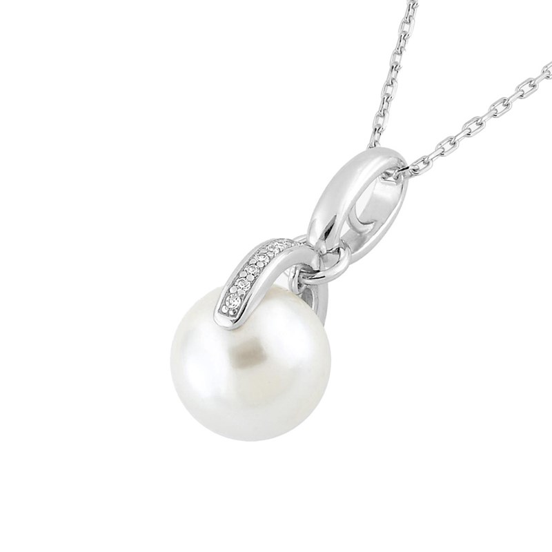 Collier Femme - Oxyde de zirconium - Argent 925 - Longueur : 42 cm