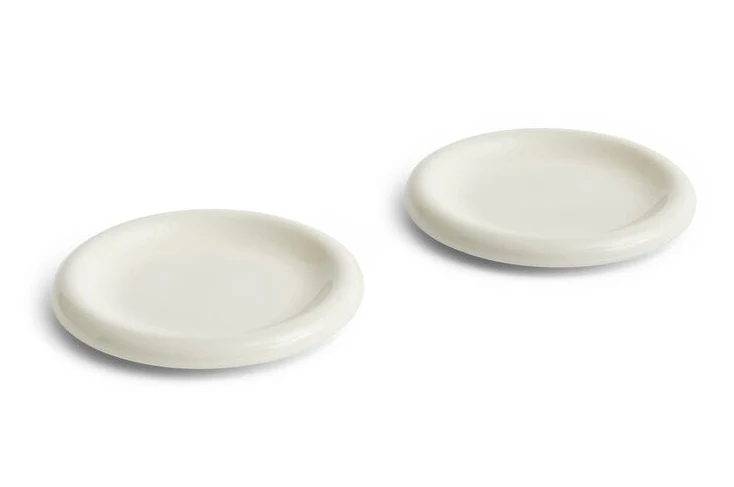 HAY  Barro frokosttallerken, 2 stk - Off-white