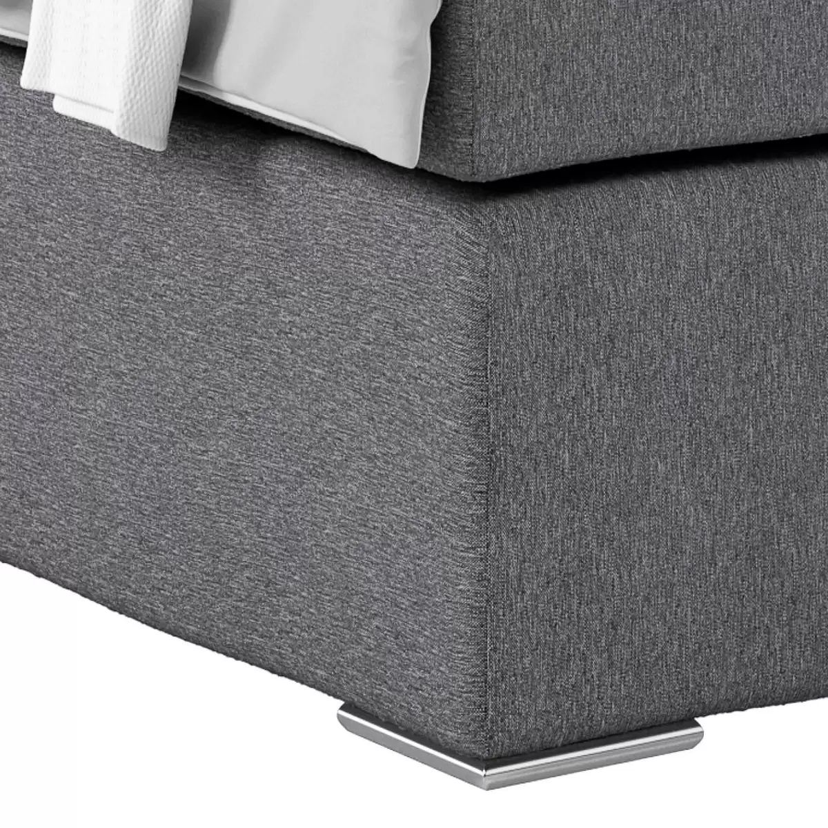 Boxspringbett Nero 160 x 200 Dunkelgrau