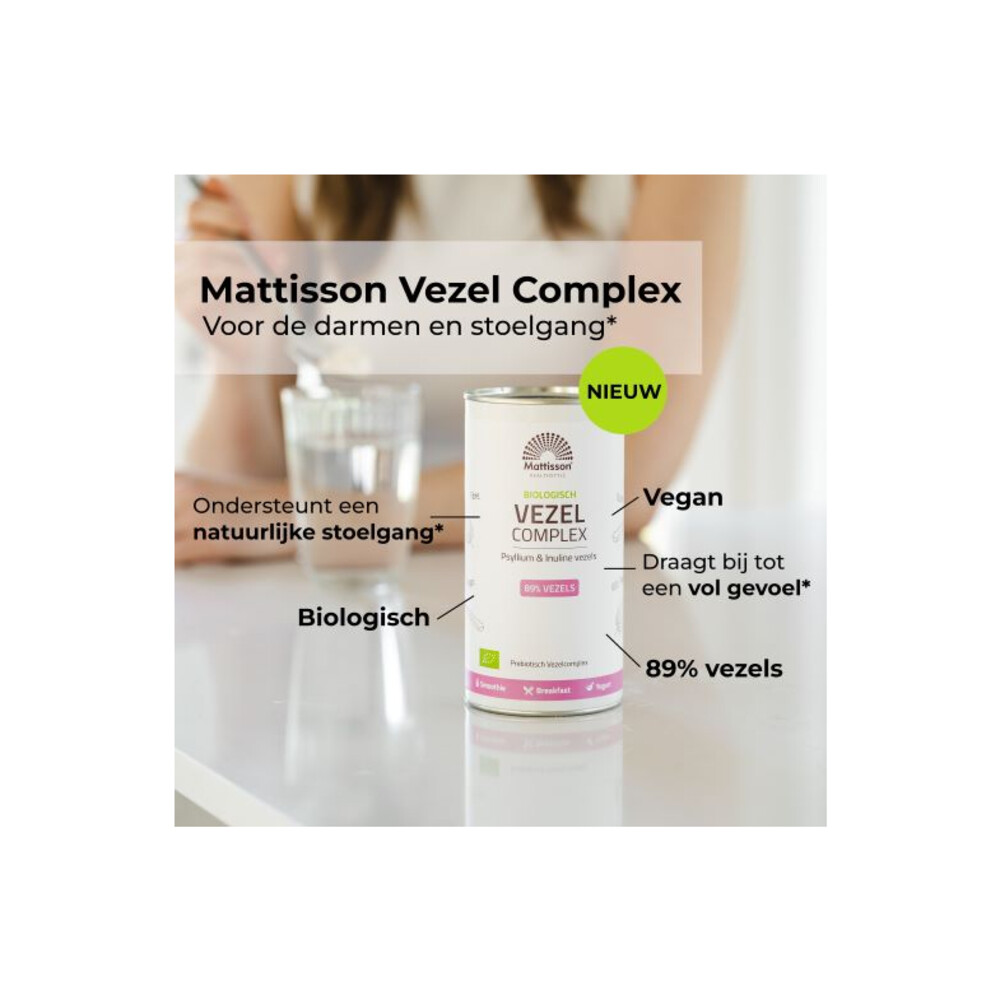 Mattisson Vezel Complex Psyllium & Inuline275 gr