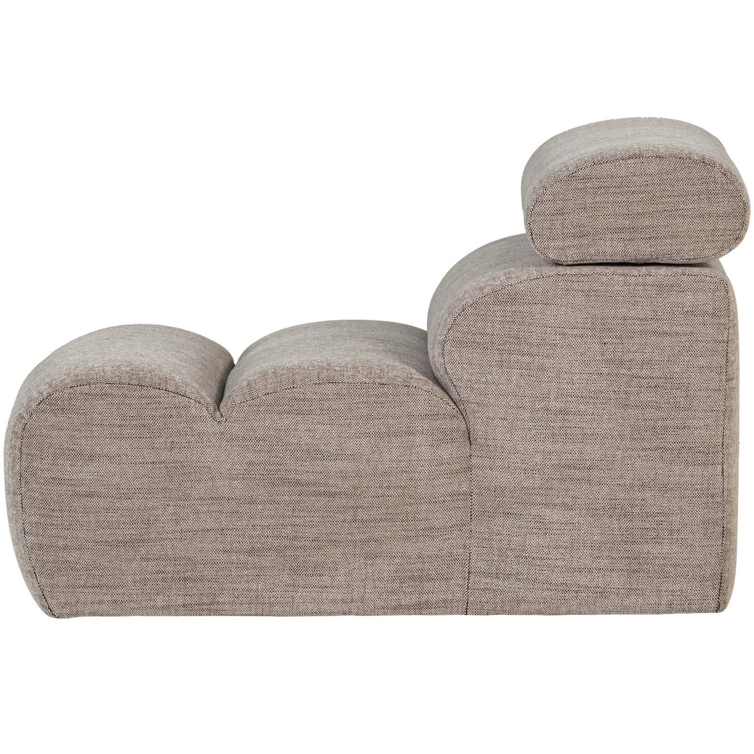 WOOOD Novi 1-Zits Element Bank - Polyester - Naturel Melange