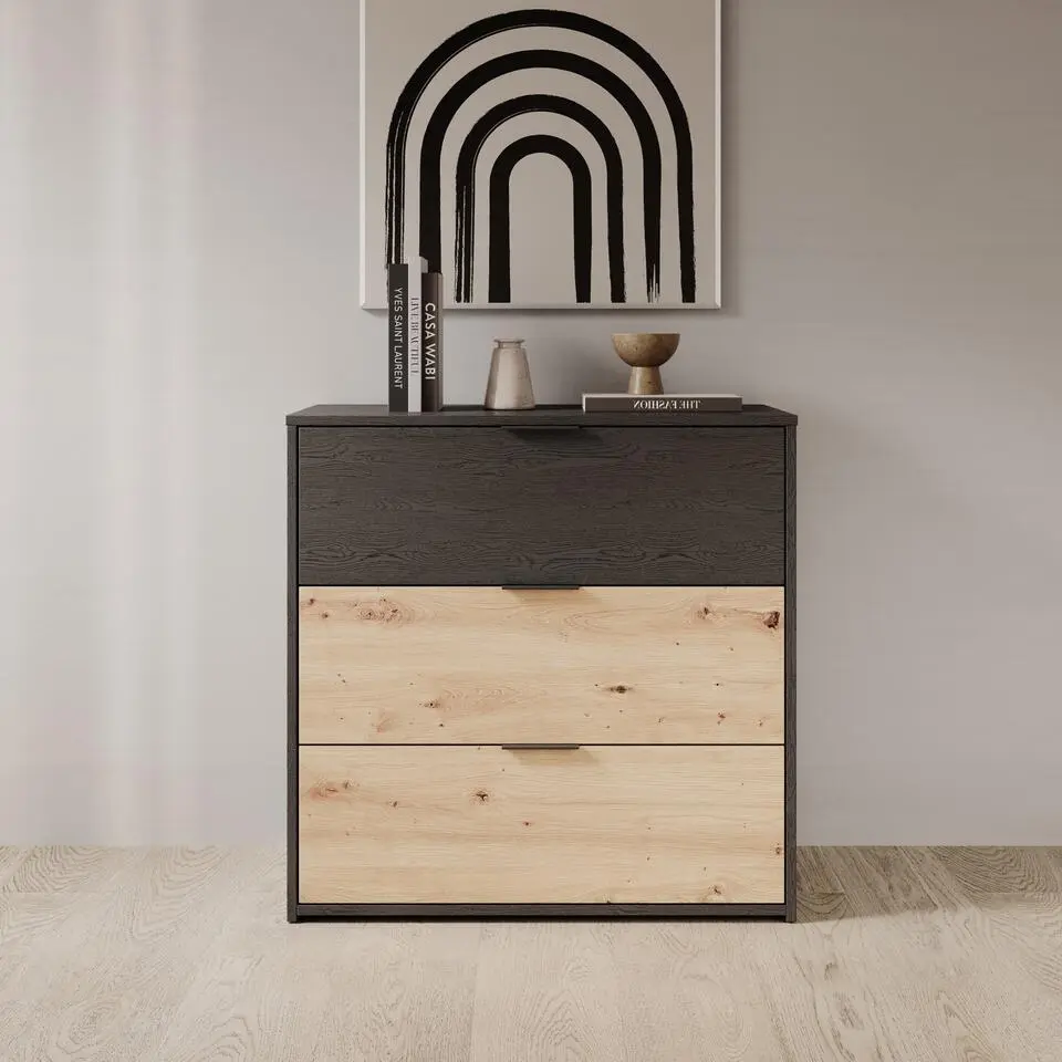 Meubella - Ladekast Augustus - Eiken - 80 cm