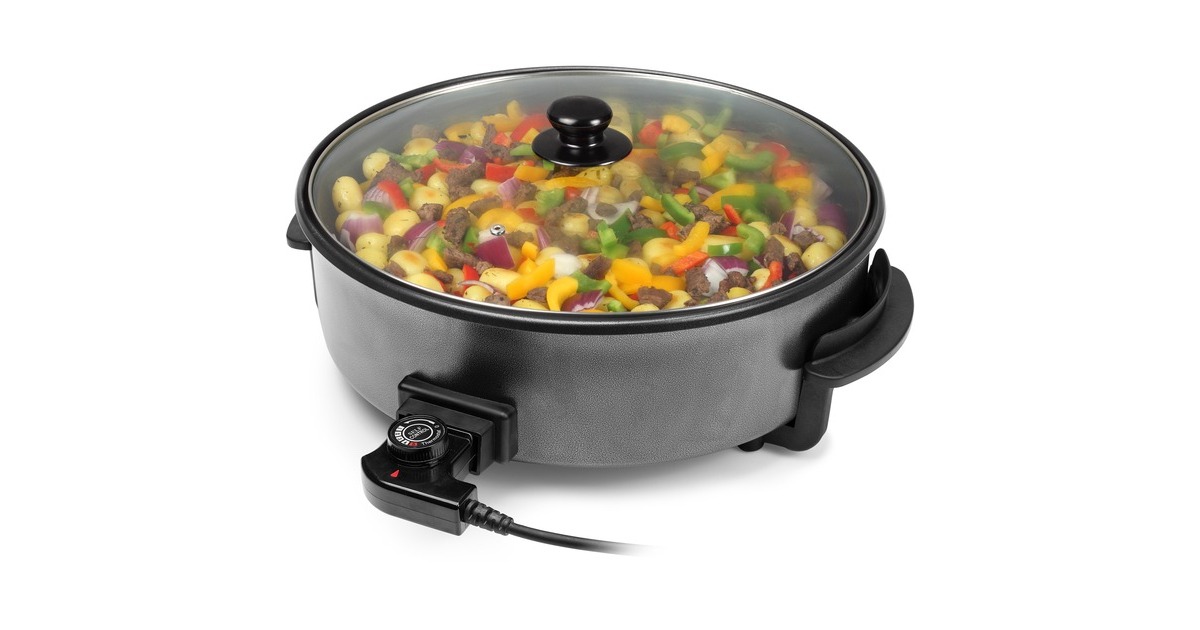 TristarPZ-9145 Multifunctionele hapjespan XXL bak-/braadpan  (Zwart)
