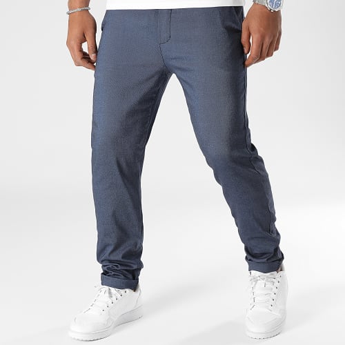 Pantalon Chino Regular 0238 Bleu Chiné