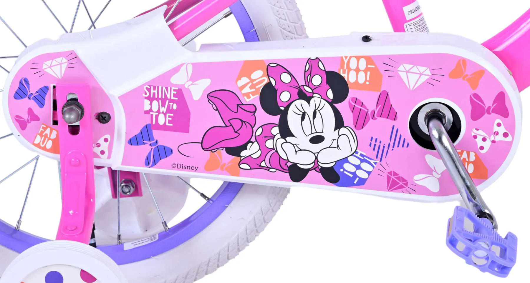 Kinderfahrrad Disney Minnie Cutest Ever Mädchen 16 Zoll Kinderrad Rosa