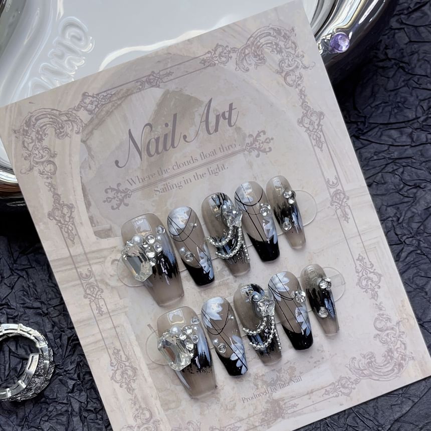 eovda - Floral Press On Nail