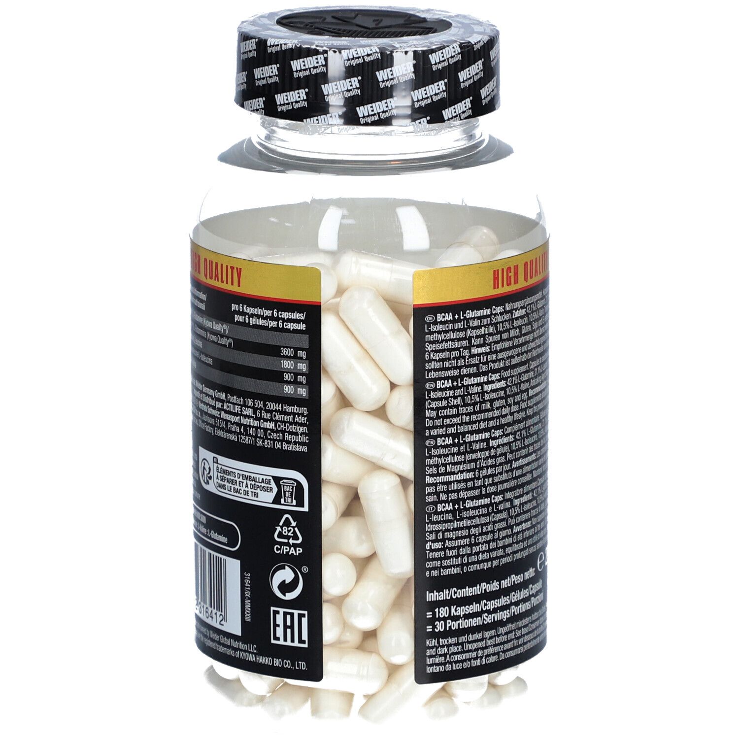 Weider Muscle Recovery BCAA + L-Glutamine