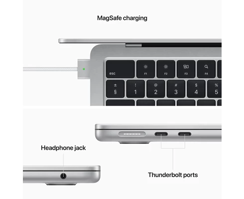 Apple 13-inch MacBook Air - M2 chip 8-core CPU   10-core GPU, 8GB RAM, 512GB SSD - Silver
