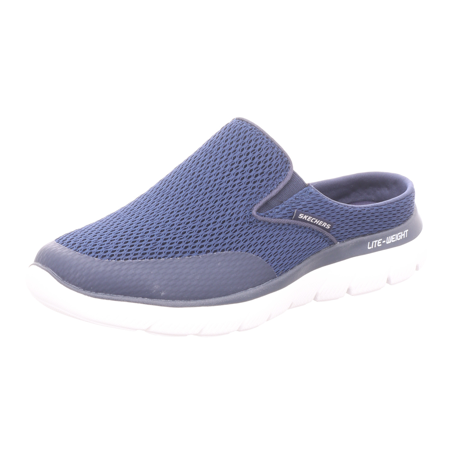 Skechers Herren-Clog-Sneaker SUMMITS - VINDICATOR Navy-Blau-Schwarz-Weiß