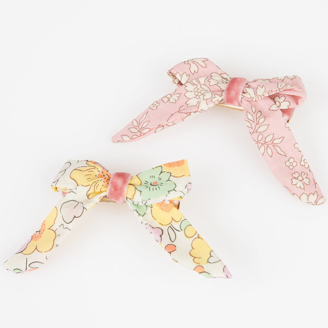 Meri meri haarclips strikjes - 4st