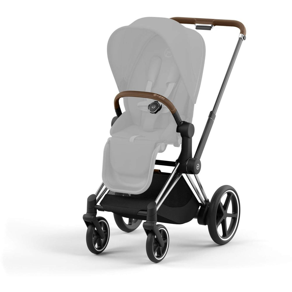 Køb Cybex Chrome Brown E-Priam Stel Inkl. Hård Sædedel
