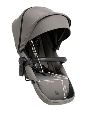 Beemoo Pro Multi 2 Søskensete, Mocha Grey