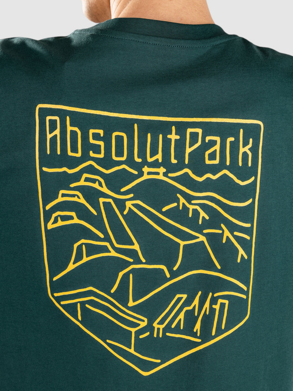 Absolut Park Park Lines T-Shirt glazed green