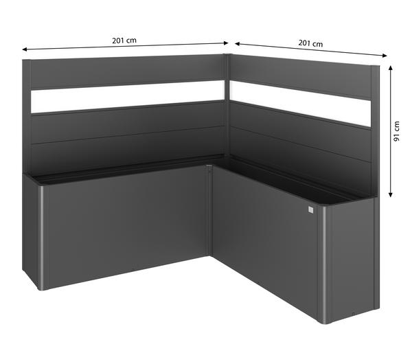 Biohort Sichtschutz Belvedere L200 mit