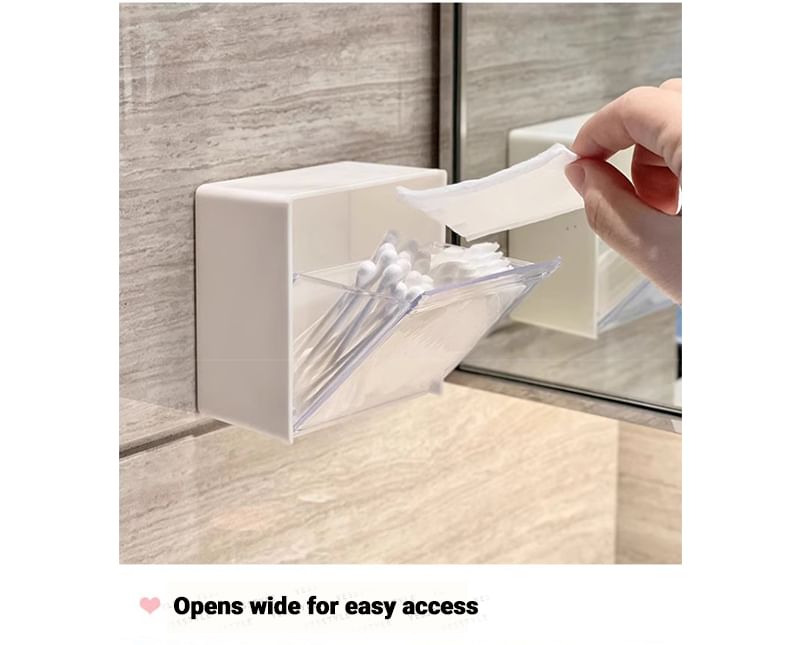 Yunikon - Zelfklevende vierkante plastic wandorganizer / set