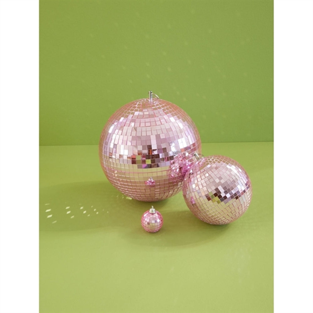 Soft Pink Stor Diskokugle - Rice → Luksusbaby.dk