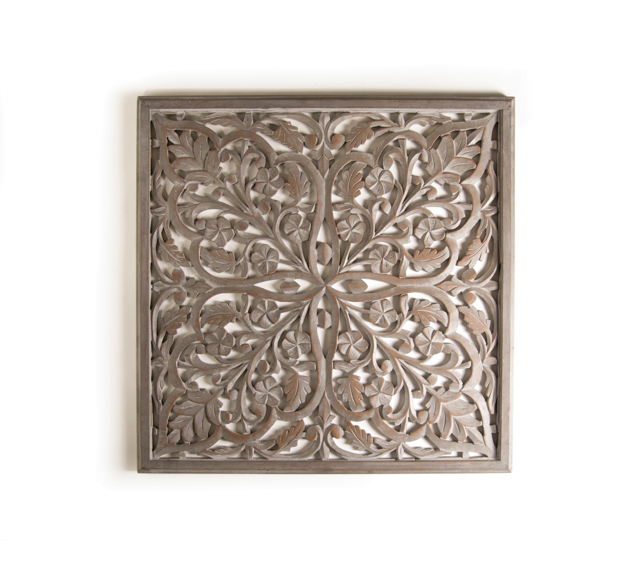 Wandpanel 'Larisse', grau, B 90 cm, H 90 cm, L 2 cm von fischer's lagerhaus