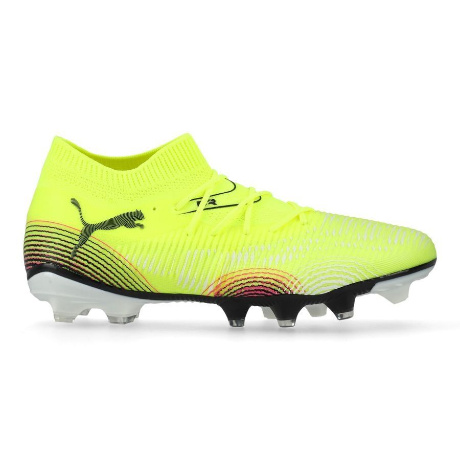 PUMA Future 8 Match FG/AG Audacity - Jaune/Noir/Sun Struck Femme