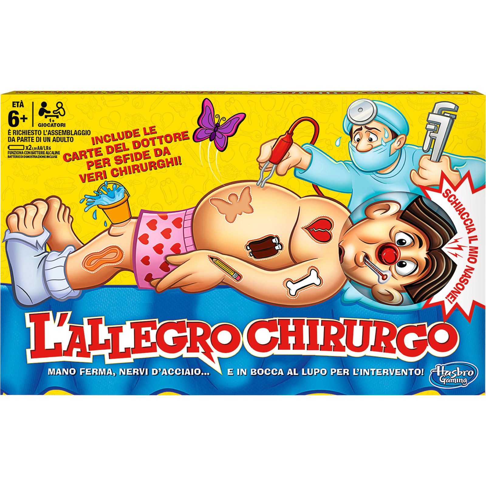 Hasbro L'Allegro Chirurgo Italienisch