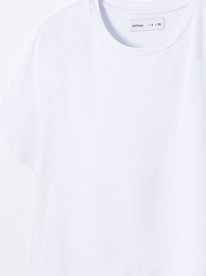 Camiseta de manga curta para gestantes - Branca