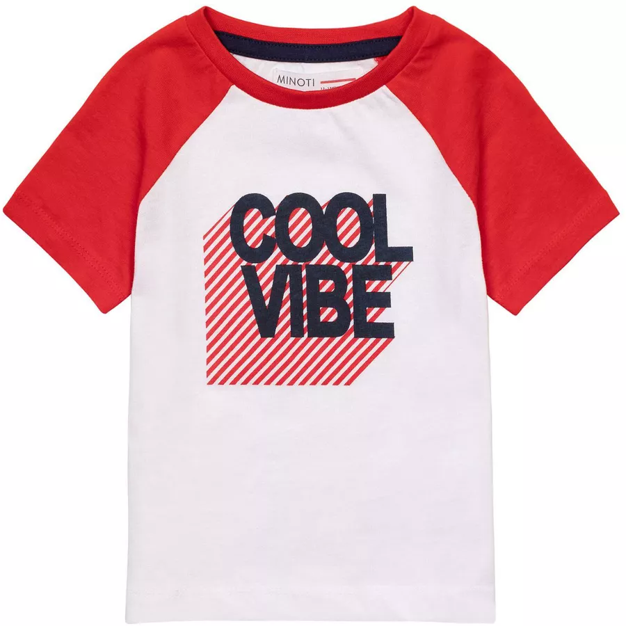 MINOTI T-Shirt WeißRot