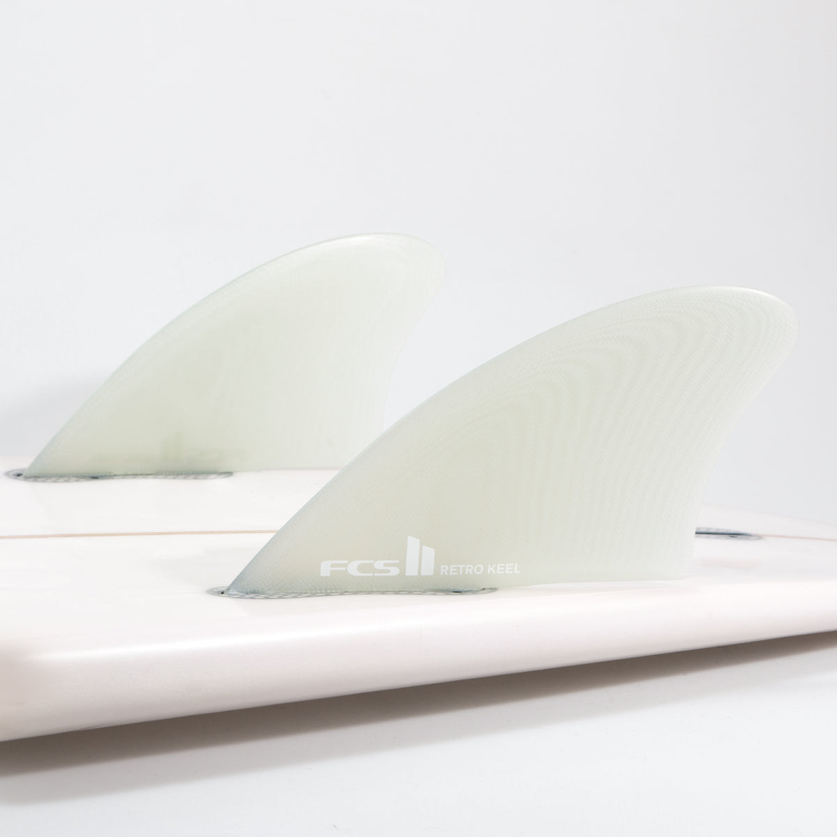 FCS FCS II - PG Retro Keel White - S/M Twin