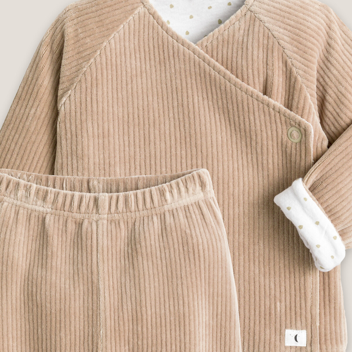 COLEÇÕES LA REDOUTE<br>Conjunto de 2 peças em fluweel