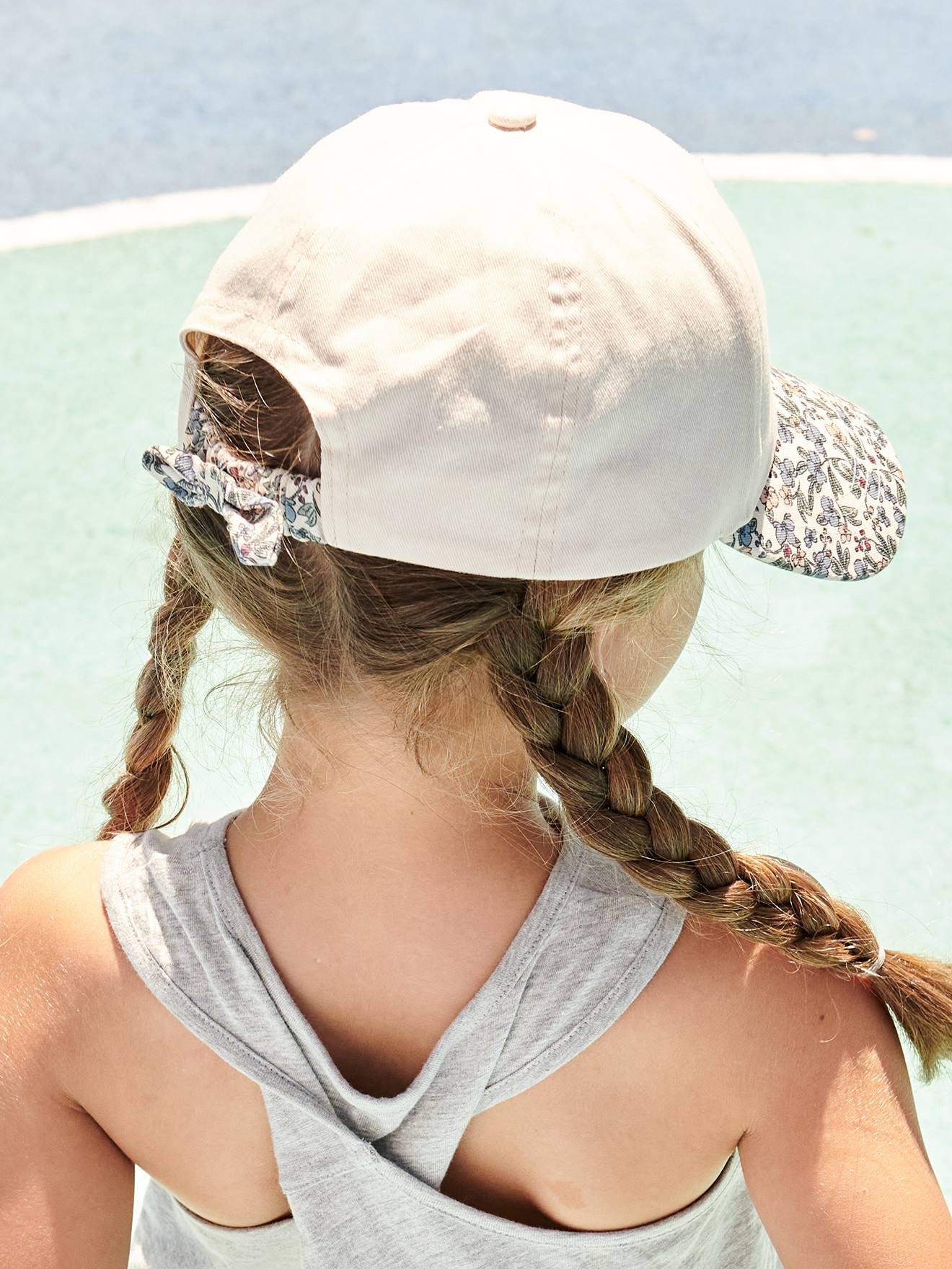 Boné infantil feminino com estampa 