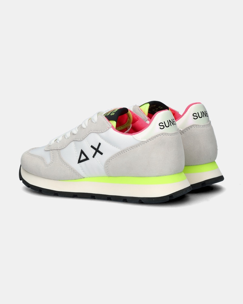 Sun 68 Ally Solid Nylon Lage sneakers  - wit