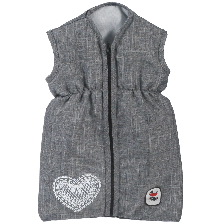 BAYER CHIC 2000 Puppen-Schlafsack Jeans grey