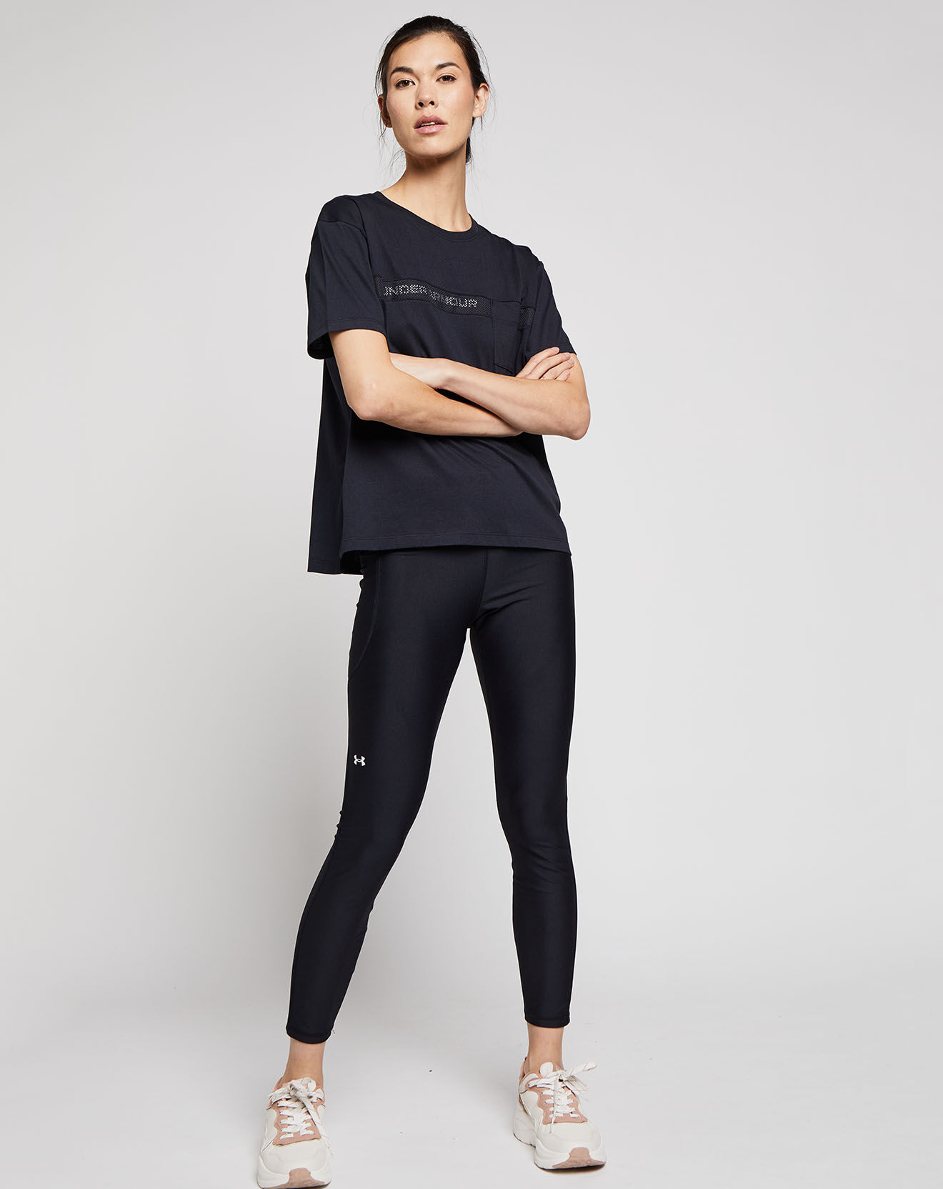 Under Armour T-Shirt Mesh avec poche noir