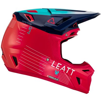 Casque cross Leatt 8.5 V23 AVEC MASQUE 2024 - Rouge / Noir