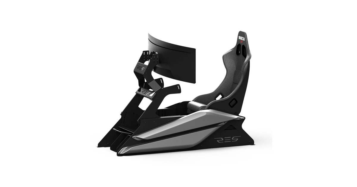 Res-TechGT Cockpit racing simulator  (Zwart/grijs)