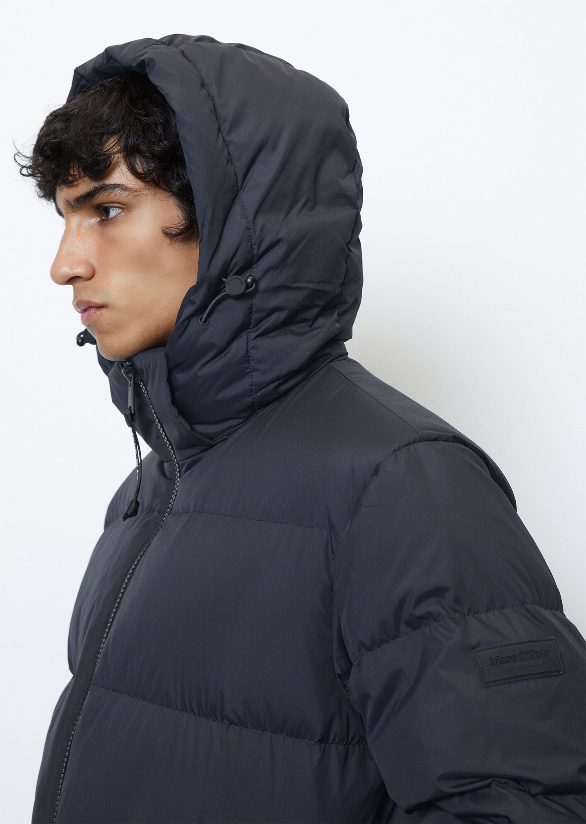 Puffer-Daunenjacke regular mit wasserabweisender Oberfläche