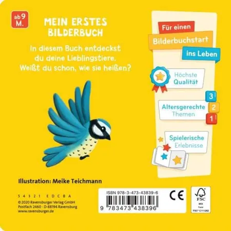 Ravensburger Bilderbuch Alle meine Tiere