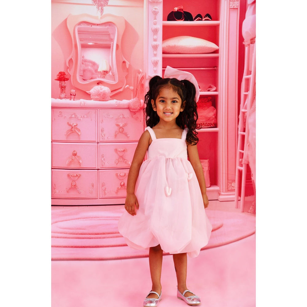 Køb Dolly by Le Petit Tom DollyPink Dolly World Heart Balloon Organza Kjole