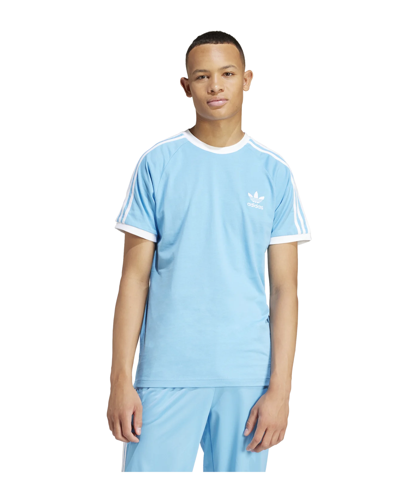 adidas Originals Adicolor 3 Stripes T-Shirt Blau