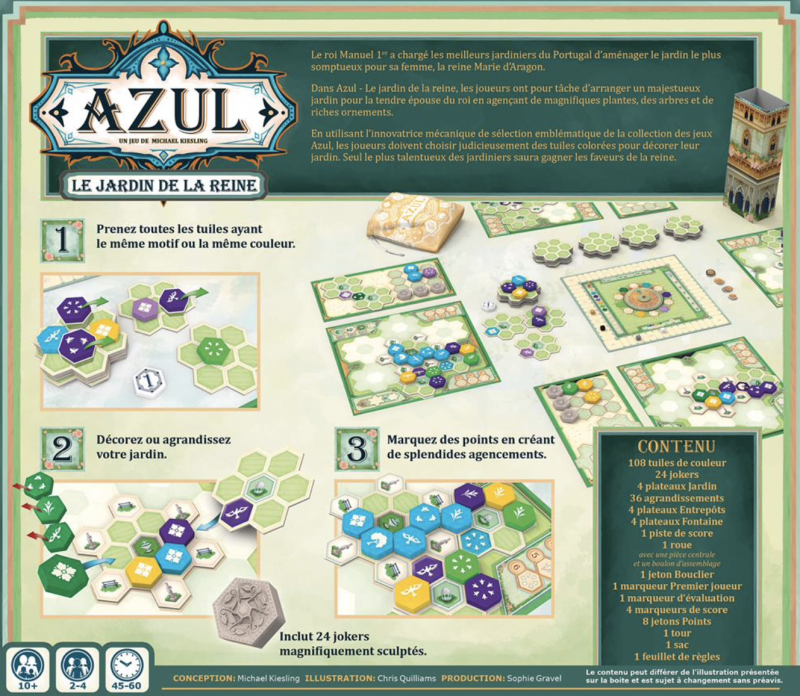 Azul : Le Jardin de la Reine