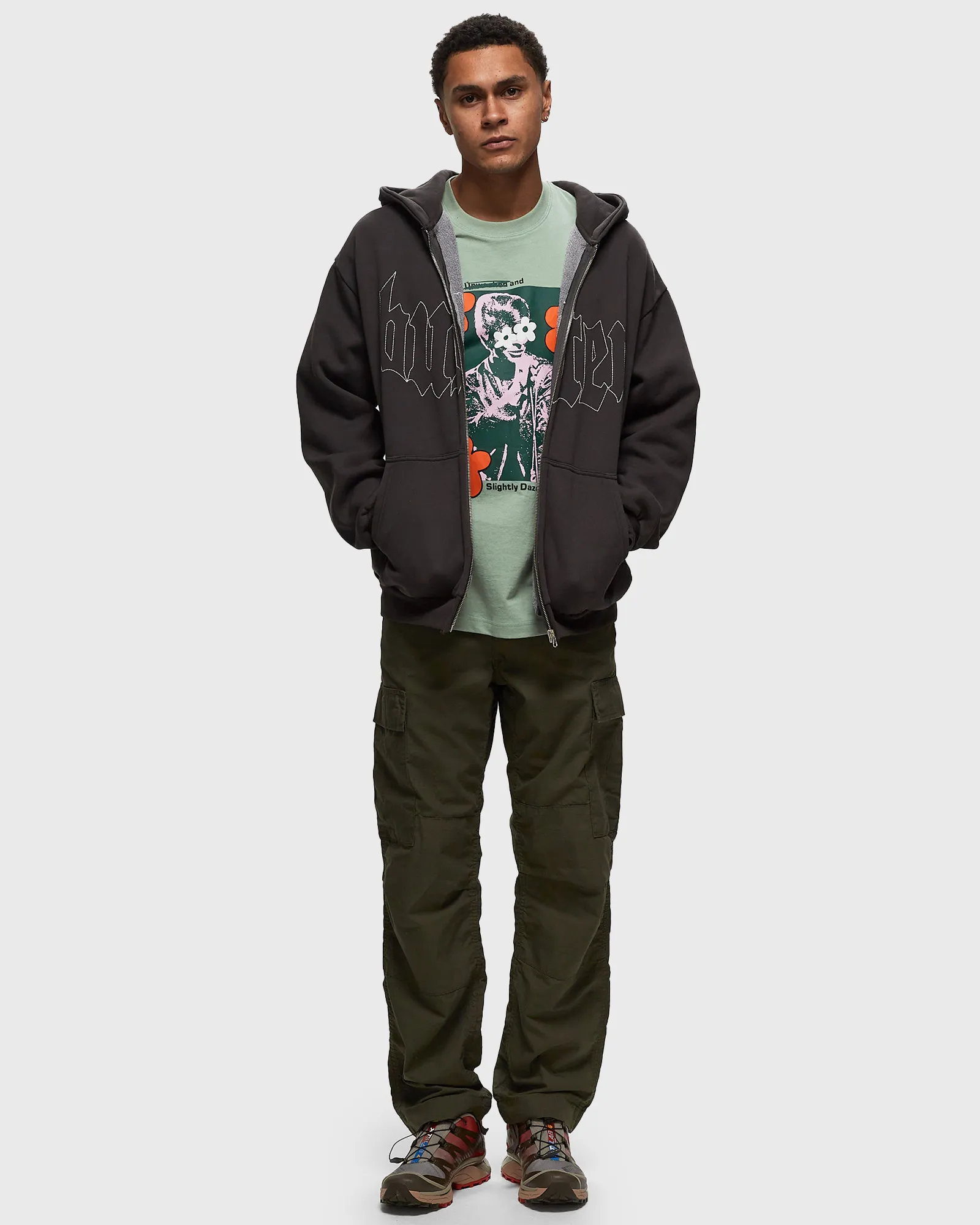 Butter Goods Cropped Zip-Thru Hood